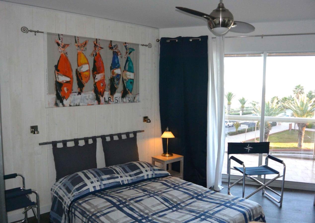 Studio vue mer et Cap Canet-en-Roussillon Extérieur photo