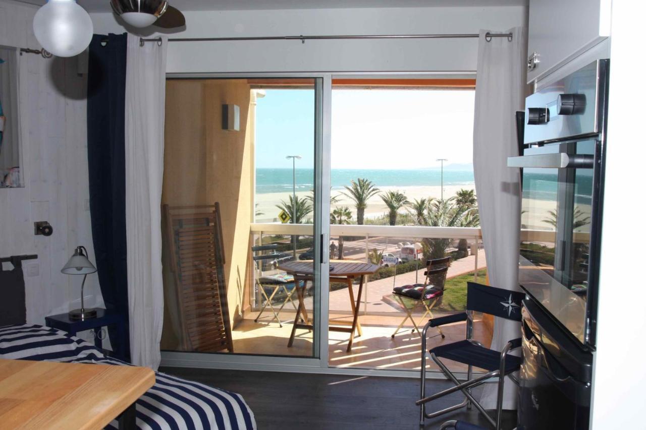Studio vue mer et Cap Canet-en-Roussillon Extérieur photo
